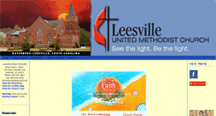 Desktop Screenshot of leesvilleumc.com